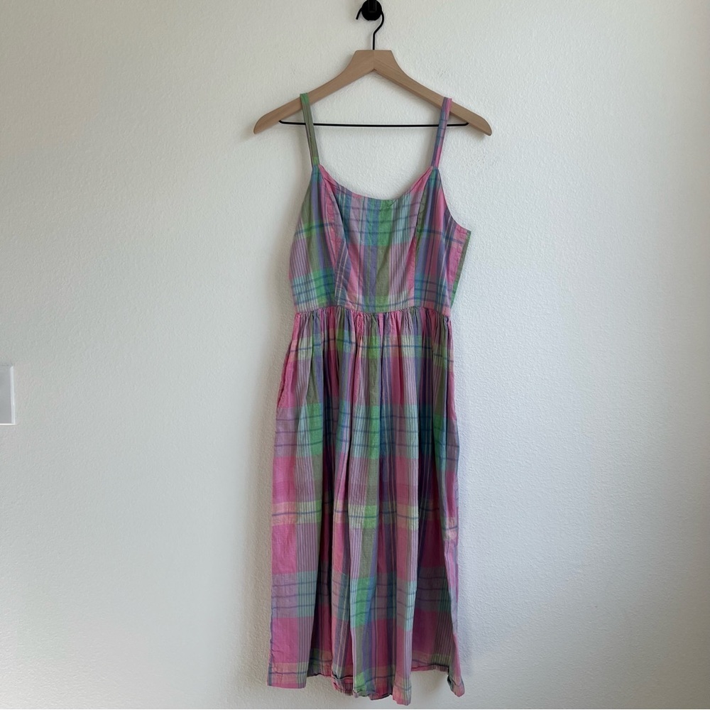 Vintage Plaid Dress